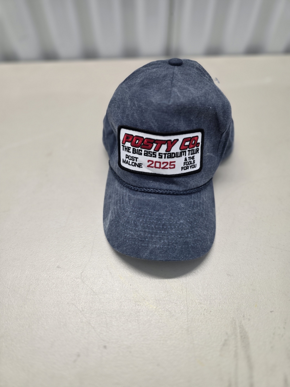 Post Malone Big Ass Stadium Tour 2025 Posty Co. Snapback Hat Cap Cobra OSFM